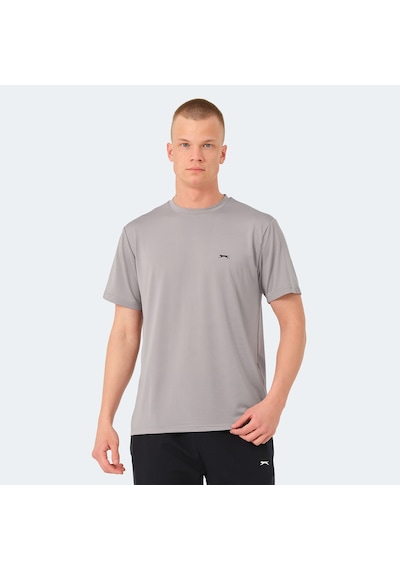 Slazenger OSWIN 5 li Set Erkek  Gri - Haki - Kırmızı - Saks Mavi - Turuncu Tişört