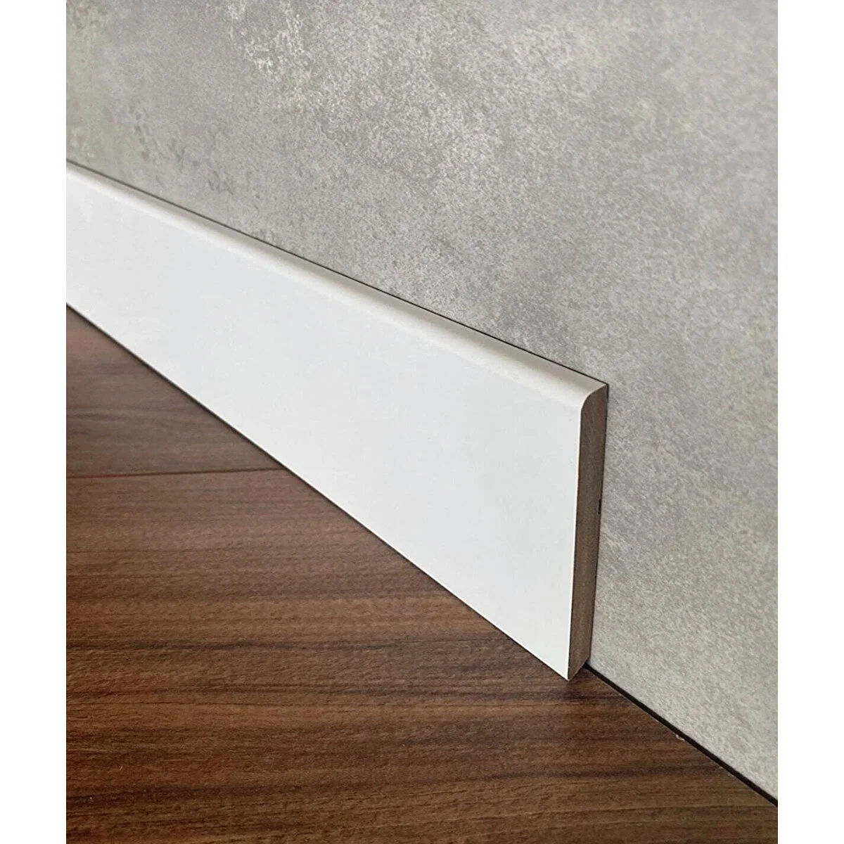 Laminant Parke Düz Model Süpürgelik 8cm Lake Beyaz F501