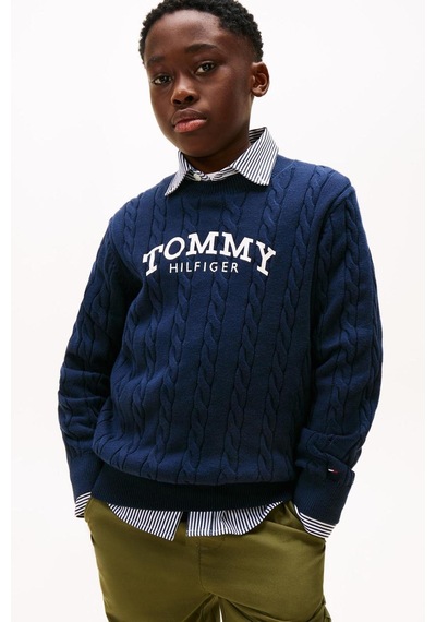 Tommy Hilfiger Erkek Çocuk Triko Kb0kb10347 Lacivert