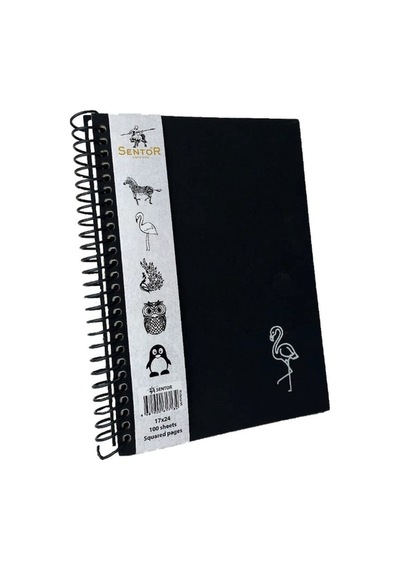 17x24 Sert Kapak Kareli Defter Göz Yormayan Kağıt 100 Yaprak
