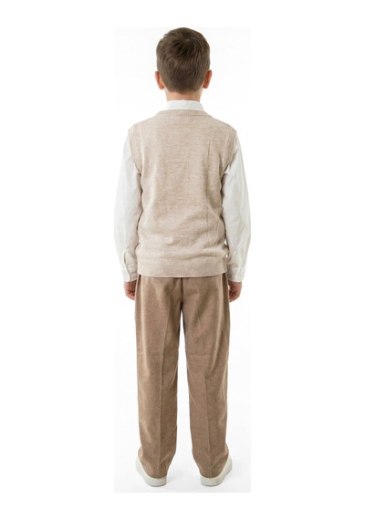 Xo Kids Erkek Çocuk 4lu Alt Üst Takım 11-14 Yaş 14201 Bej