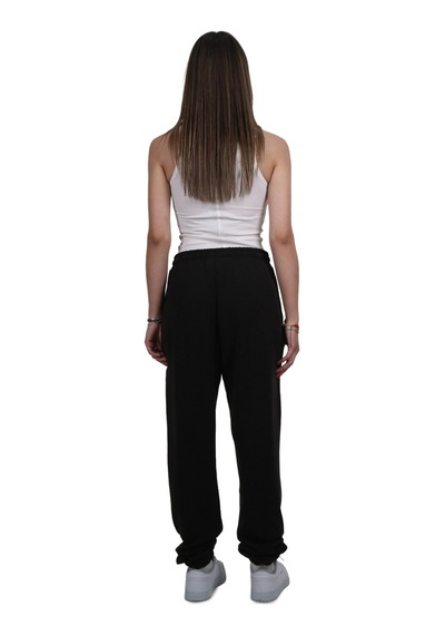 Shinzone Kadın Modal Kumaş Lastikli Paça Siyah Jogger Pantolon Siyah