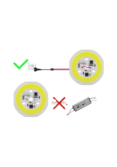 15 Watt Cob Led 220 Volt Gün Işığı 3000 Kelvin