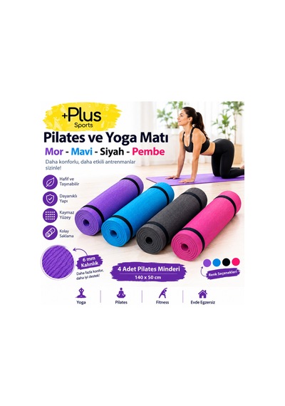 7 Mm 4 Renk 4 Adet Pilates Matı Yoga Matı Spor Minderi Yer Matı Egzersiz Minderi 140 Cm X 50 Cm Çok Renkli Çok Renkli 7 Mm 4 Renk 4 Adet Pilates Matı Yoga Matı Spor Minderi Yer Matı Egzersiz Minderi 140 Cm X 50 Cm Çok Renkli Çok Renkli