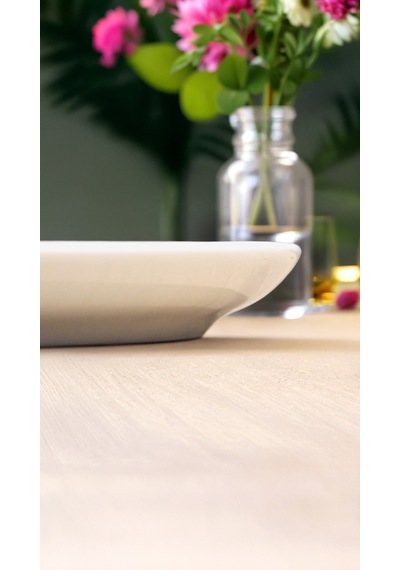 6'lı Valencia Servis Tabağı Pizza 32cm Dijital Valeria-a Rinart Krem