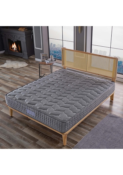 US. Sleeping Full Ortopedik Hybrid Kuş Tüyü Yaylı Yatak (22 CM) 120X200