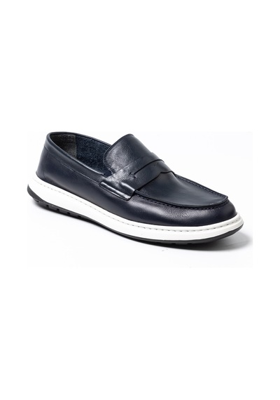Navy Safari Oxford Klasik Erkek Diğer Ka-26y-e15304 John May Mars Shoe Mavi