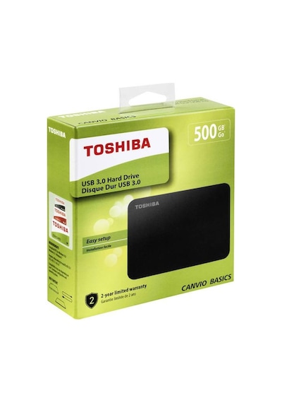 Toshiba HDTB405EK3AA Canvio Basics 500 GB 2.5" USB 3.0 Taşınabilir Disk