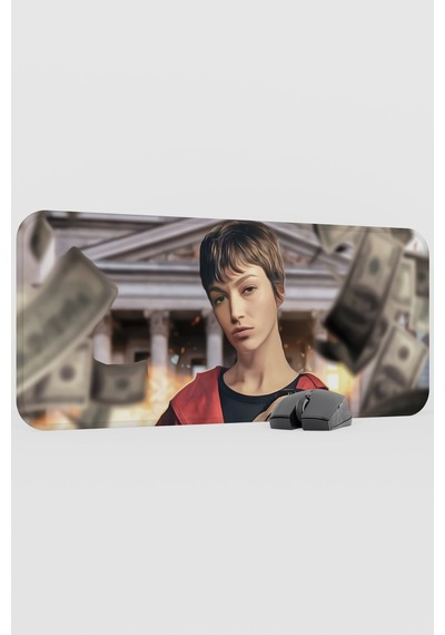 La Casa De Papel-tokyo V5 70x30 Xl Gaming Kauçuk Kaymaz Taban Mouse Pad Fare Altlığı