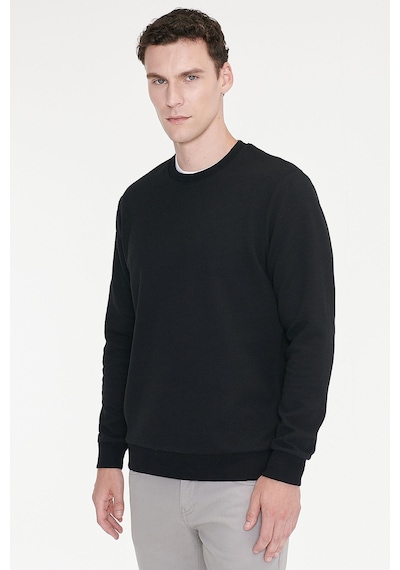 Ac&Co / Altınyıldız Classics Erkek Sıyah 2 İplik Sıcak Tutan Standart Fit Normal Kesim Bisiklet Yaka Sweatshirt Sıyah Siyah Ac&Co / Altınyıldız Classics Erkek Sıyah 2 İplik Sıcak Tutan Standart Fit Normal Kesim Bisiklet Yaka Sweatshirt Sıyah Siyah