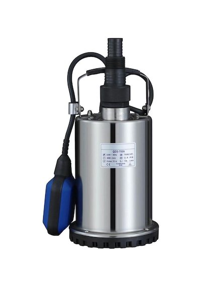 Qds-75A 1 Hp Sifir Emişli Paslanmaz Pis Su Drenaj Pompasi