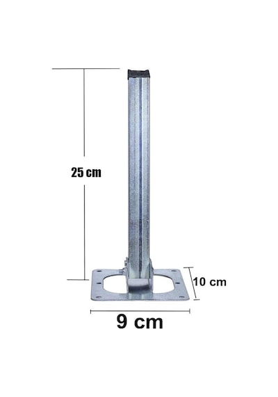 Badem10 Sofra Ayağı Metal Çinko Katlanır Yer Sofrası Sini Altı 25 Cm 6395751