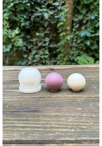 Rufus Concept Küre 4cm Çap Silikon Mum Kalıbı