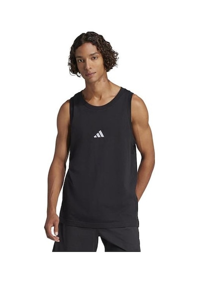 Adidas Essentials Small Logo Erkek Siyah Atlet Siyah