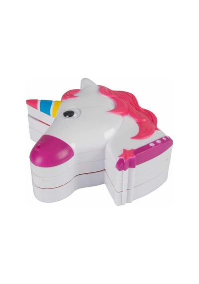 2602 Unicorn Şekilli 3 Katlı Makyaj Güzellik Seti Standart