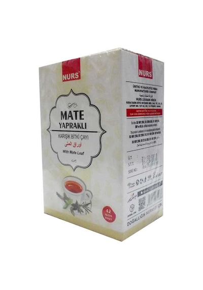 Nurs Mate Yapraklı Karışık Bitki Süzen Poşet Çay 42 x 2 G