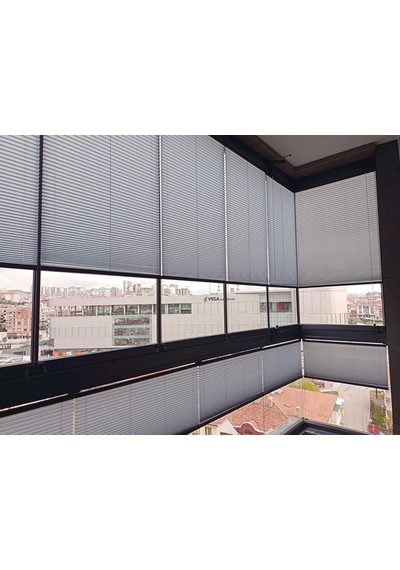 Plise Dekor Gri Plise Perde Vidalı 60g X 100y Cm Çok Renkli