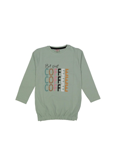 Kız Çocuk Mevsimlik Coffe Baskılı Sweatshirt Bgl-st03648 001