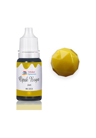 Epoksi Reçine Opak Boya Pigment Opak Epoksi Boyası 20 Ml Sarı - 1015