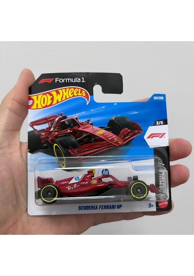 Hot Wheels Formula 1 Scuderia Ferrari Hp F1 Aracı 1:64 Diecast Model Araba Koleksiyonluk Kırmızı