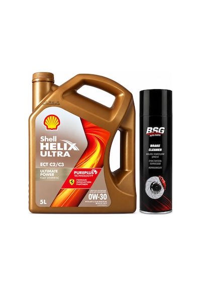 Shell Helix Ultra Ect C2 C3 0w-30 Motor Yağı 5 Litre + Balata Spreyi 500 ML