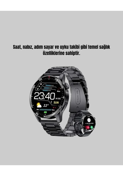 Ers Spor Ve Sağlık Takip Özellikli Akıllı Saat Kalp Atış, Uyku Ve Adım Ölçer Fonksiyonlu