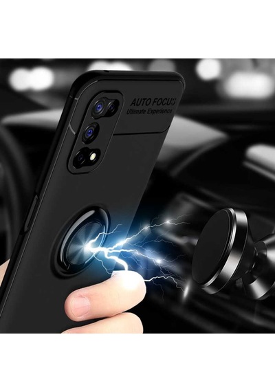 Realme 7 Pro Kilif Yüzüklü Magnetli Ravel Case 389753113