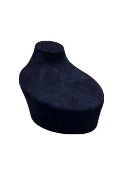 Yerli Üretim Yerde Model Sardunya Kumaş Lacivert Renk Boy 12 Cm En 14 Cm Kolye Takı Mankeni Çok Renkli