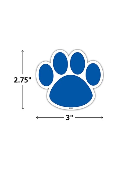 Resources Magnetic Accents Colourful Paw Prints 77207.0 Diğer