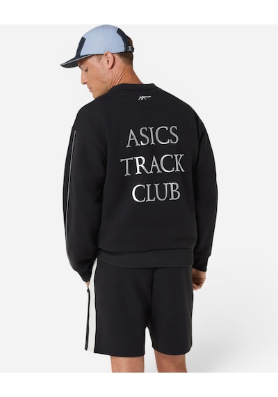 Asics Asıcs Track Club Herıtage Crew-neck Top Siyah Sweatshirt 2033c121-001