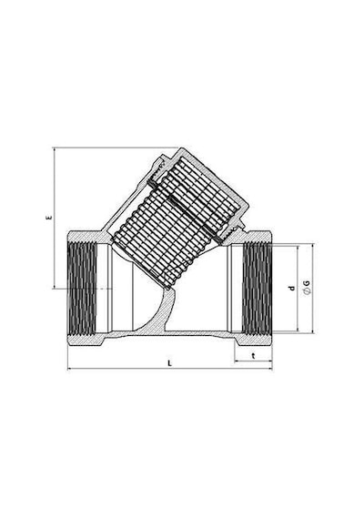 1/2 Filtre Pislik Tutucu Pirinç 1'' 13921473