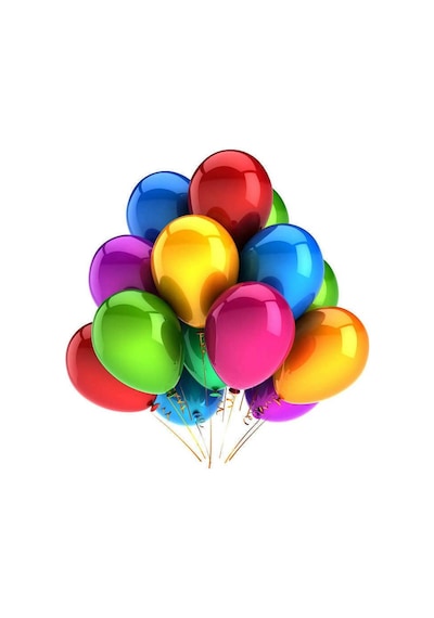 Metalik Balon Helyum Balonu Uçan Balon 100 Adet Renkli Balon Part