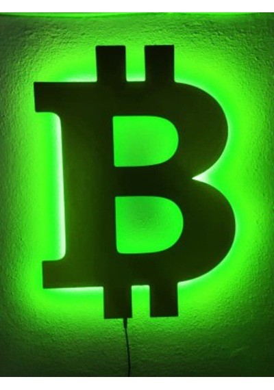 Bitcoin Btc Led Işıklı Tablo (524628174)