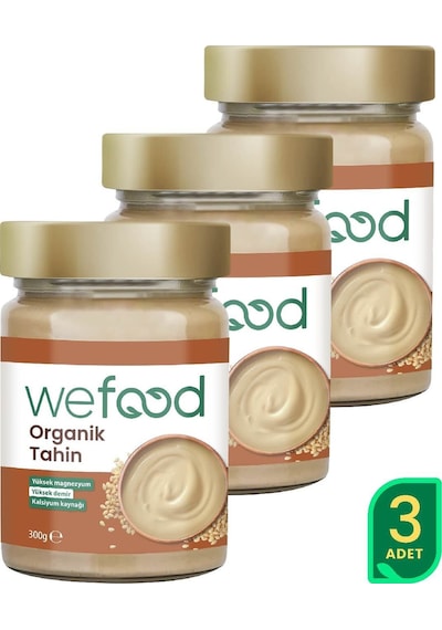 Wefood Organik Tahin 300 gr 3'lü