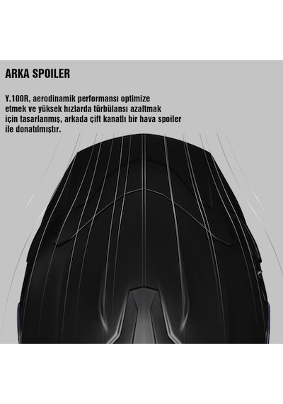 Nexx Y.100r Baron Kapalı Kask - Turuncu