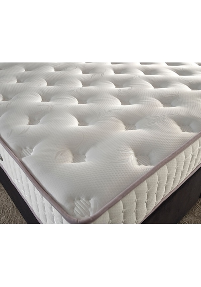 Nironyatak Niron Juliette 100 x 200 CM Cm Tek Kişilik Lüks Yatak Seti - Siyah Kum