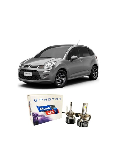 Citroen C3 Led Xenon Uzun Far Ampulü H1 Mono Yeni Seri Beyaz 2002-2016