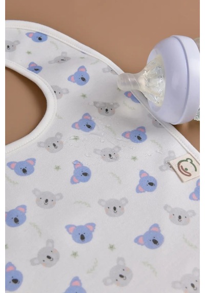 E&f Store Erkek Bebek 3'lü Sıvı Geçirmez Mama Önlüğü Seti - Model 1 Çok Renkli
