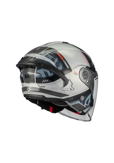 Kask Mt Cosmo Sv Arrow C2 Parlak Gri/siyah