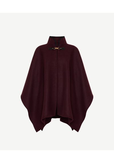 Yargıcı Toka Detaylı Panço 26kkyl6015x 016 Bordo