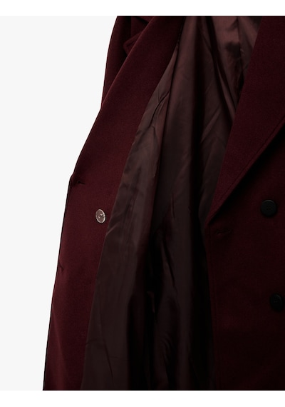 Koton Koton X Melis Ağazat - Oversize Kaban Kruvaze Uzun Kollu Cepli Düğmeli Bordo 6wak00306ew Bordo Koton Koton X Melis Ağazat - Oversize Kaban Kruvaze Uzun Kollu Cepli Düğmeli Bordo 6wak00306ew Bordo