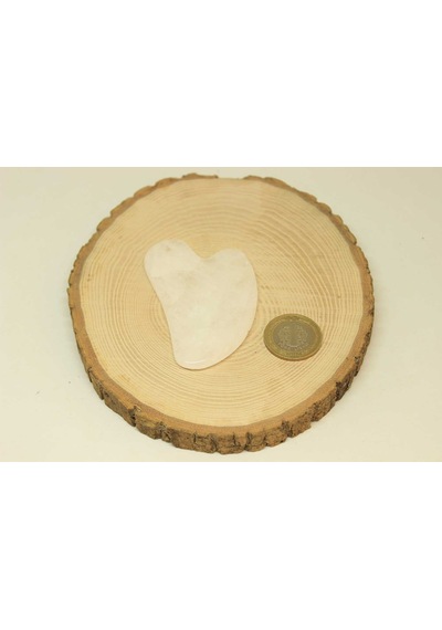 Kristal Kuvars Taşı Gua Sha (Yüz Masaj Taşı)