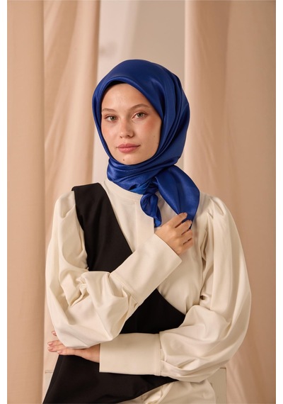 Silk Home Düz Shiny Eşarp 75006-64 Saks