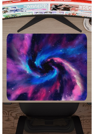 Galaksi Kaymaz Dikişli Kauçuk Oyuncu Mousepad V1 - 48x40 Xl Gaming Mouse Pad Fare Altlığı