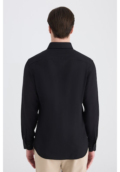 D'S Damat Ds Damat Slim Fit Siyah Armürlü Gömlek 5hf02ta06341m Çok Renkli