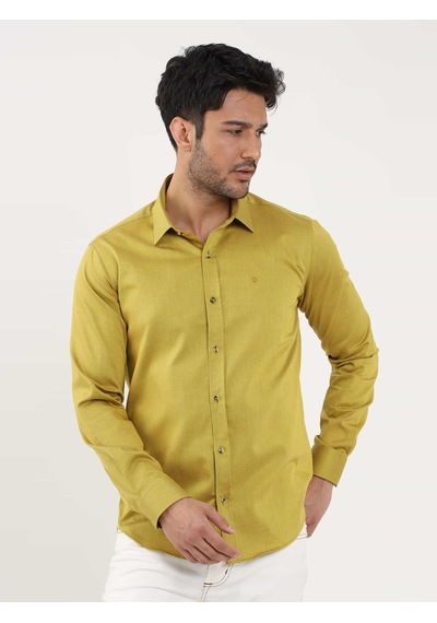 Dufy Koyu Sarı Erkek Slim Fit Düz Brent Yaka Uzun Kol Gömlek - 102499-koyu Sarı Koyu Sarı Dufy Koyu Sarı Erkek Slim Fit Düz Brent Yaka Uzun Kol Gömlek - 102499-koyu Sarı Koyu Sarı