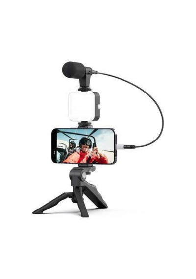 Video Making Kit Telefon Tutucu Vlog Video Mini Led Işıklı 64318430