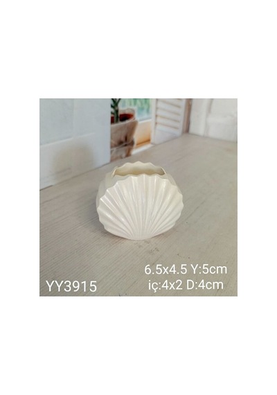 Yy3915 Midye Vazo Minimal Silikon Kalıp