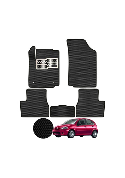 Citroen C3 2003-2009 Uyumlu Araca Özel Eva Oto Paspas Takımı