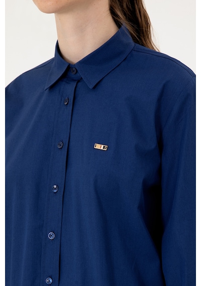U.s. Polo Assn. Kadın İndigo Gömlek Desenli 50316699-vr028 Indigo U.s. Polo Assn. Kadın İndigo Gömlek Desenli 50316699-vr028 Indigo
